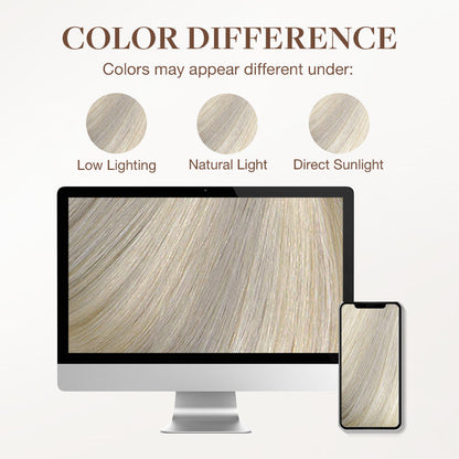 Ash Blonde Highlights (17A/60A) Classic Clip-Ins (120g-150g) [Clearance]