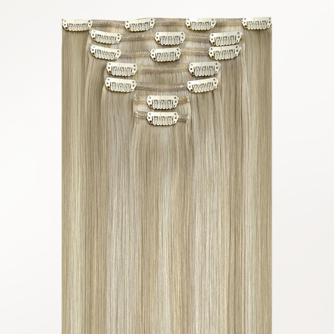 Ash Blonde Highlights (17A/60A) Classic Clip-Ins (150g-170g) [Clearance]