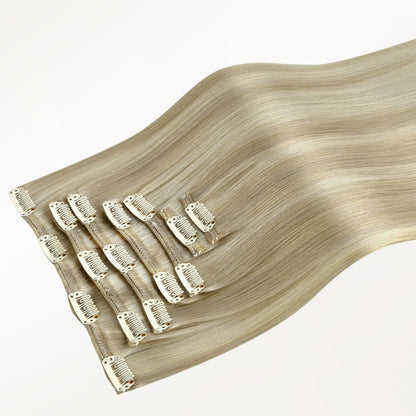 Ash Blonde Highlights (17A/60A) Classic Clip-Ins (150g-170g) [Clearance]