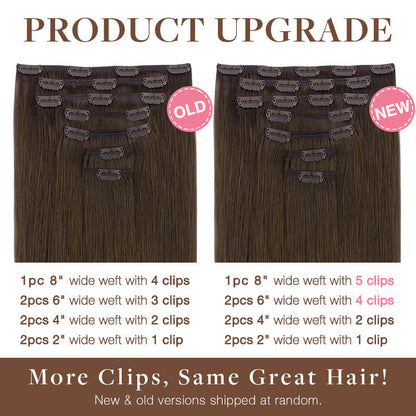 Ash Blonde Highlights (17A/60A) Classic Clip-Ins (120g-150g) [Clearance]