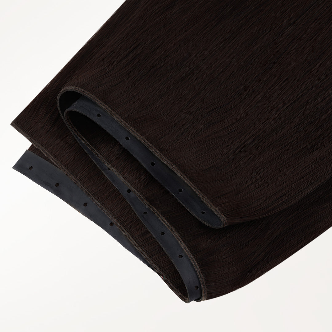 Dark Brown (2) Butterfly Weft Human Hair Extensions (100g-150g)