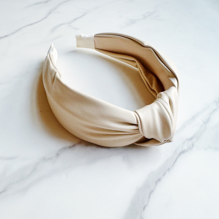 Leather Better Knotted Headband - Image 2