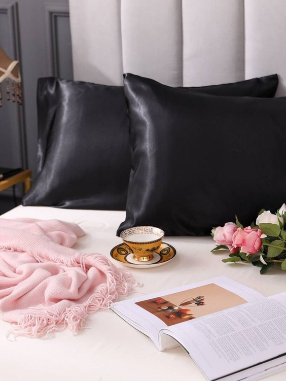 Mulberry Silk Pillowcase For Hair and Skin, 19 Momme - Image 3