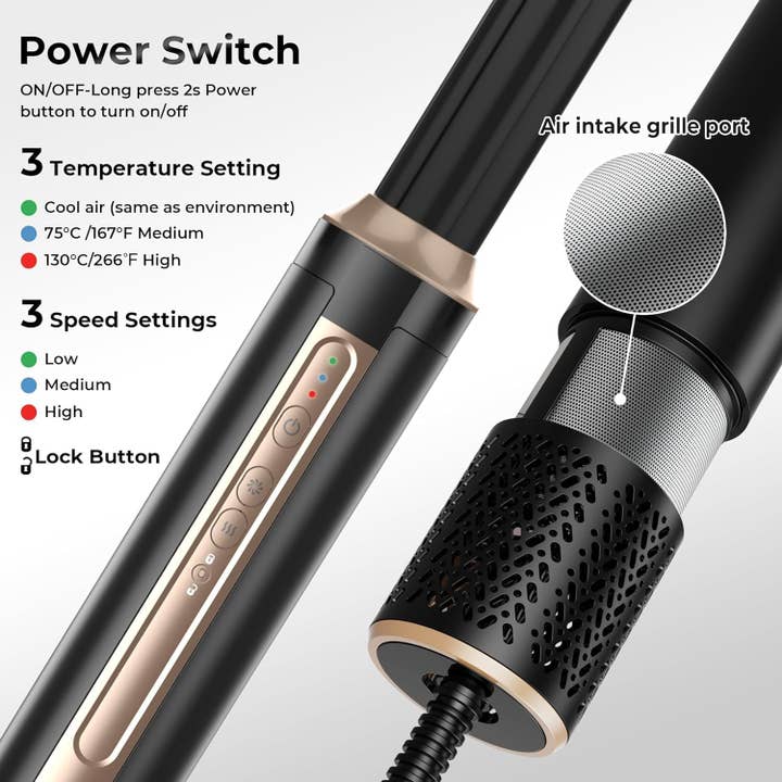 6 in 1 Multifunctional Styling Hair Dryer - Image 2