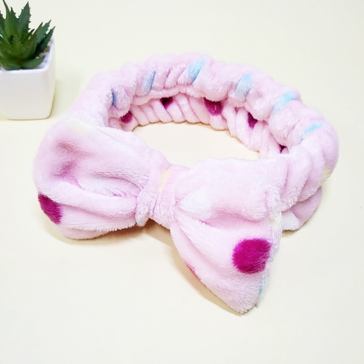Assorted Plush Beauty Spa Headband - Image 3