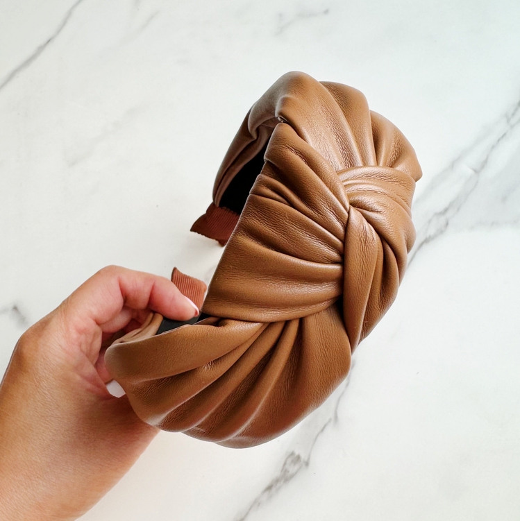 Leather Better Knotted Headband - Image 3
